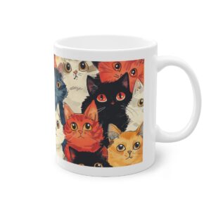 Tasse Bunte Katzen