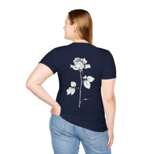 T-Shirt Rose | Rücken-Print