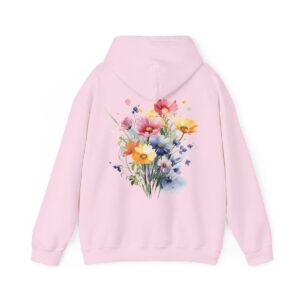 Sweatshirt mit Kapuze | Blumen