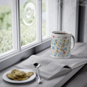 Tasse Frühling | Blumen | Blätter