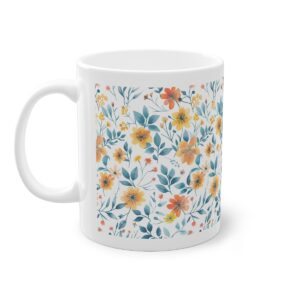 Tasse Frühling | Blumen | Blätter